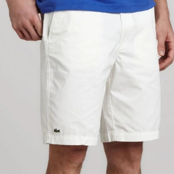 Lacoste Other - NEW Lacoste Men's White Classic Bermuda Shors